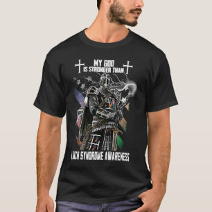 Mijn God is sterker dan Lynch Syndrome Bewustheid T-shirt