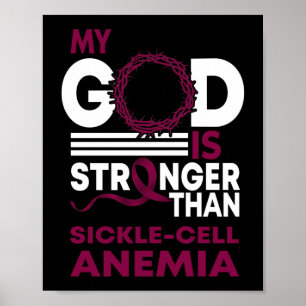 Mijn God is sterker dan zieke celanemie Poster