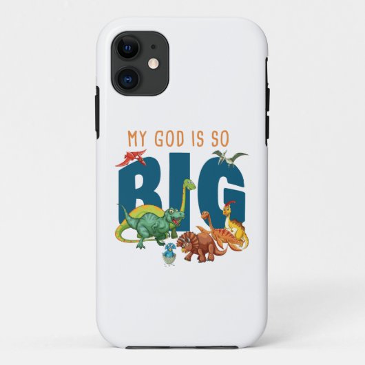 Mijn God is zo groot - Christelijke Geloof Dinosau Case-Mate iPhone Case (Achterkant)