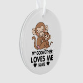 Mijn godmoeder houdt van mij ornament (voorkant)