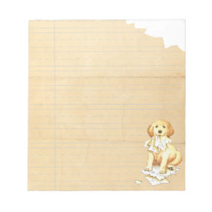 Mijn Golden Ate Mijn thuiswerk Notitieblok