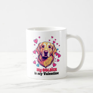 Mijn Golden Retriever is mijn Valentijn Schattige Koffiemok
