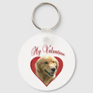 Mijn Golden Retriever Valentijn Sleutelhanger