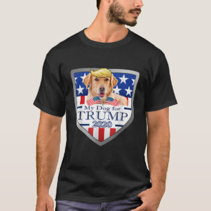 Mijn Golden Retriever voor Trump T-Shirt