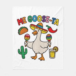 Mijn Goose-Ta Grappige Mexicaanse Spaanse Gans Fleece Deken