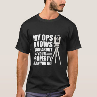 Mijn GPS weet meer over je eigendom dan jij T-shirt
