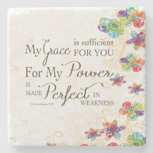 Mijn Grace is voldoende Stenen Onderzetter