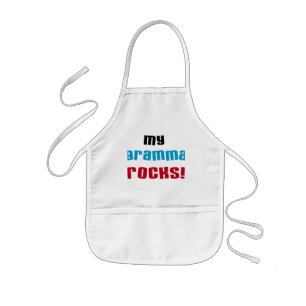 Mijn Gramma Rocks T-shirts en geschenken Kinder Schort