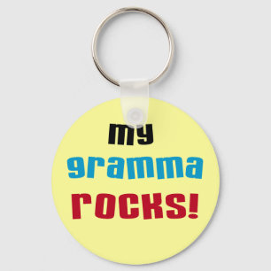 Mijn Gramma Rocks T-shirts en geschenken Sleutelhanger