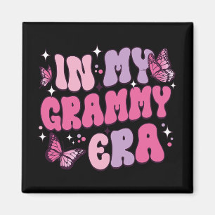 Mijn Grammy Era Grappige Vlinder Groovy Retro Moed Magneet