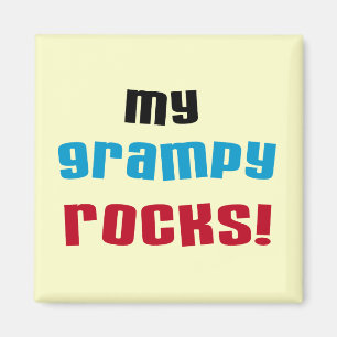 Mijn Grampy Rocks T shirten en cadeaus Magneet