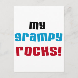 Mijn Grampy Rocks T shirten en geschenken Briefkaart