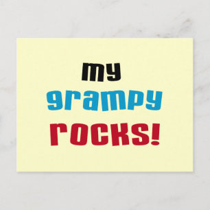 Mijn Grampy Rocks T shirten en geschenken Briefkaart