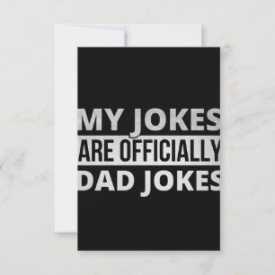 mijn grappen zijn vader grappen notitiekaartje