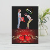 Mijn grappige homovriendje voor Valentijn Feestdagenkaart (Staand voorkant)