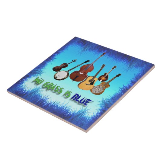 MIJN GRAS IS BLAUW TEGELTJE (Zijkant)