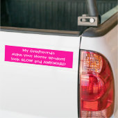 Mijn Greyhounds Bumpersticker (Op Truck)