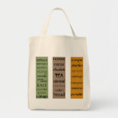 Mijn Grocery List_Organic Canvas tas (Voorkant)