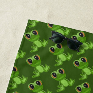 Mijn Groene Kikker Vriend Strandlaken