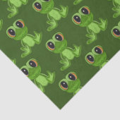 Mijn groenkikkervissenpapier tissuepapier (Detail)