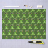 Mijn groenkikkervissenpapier tissuepapier (Craft)