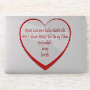 Mijn grootbaby's zijn mijn favorieten sticker