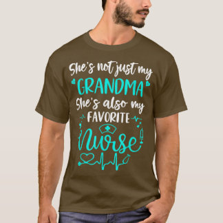 Mijn grootmoeder is een verpleegster met een verpl t-shirt