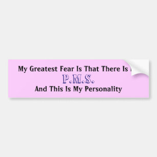 Mijn grootste angst bumpersticker
