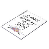 Mijn grootste zegeningen noemen me mam notitieboek (Linkerzijde)