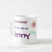 Mijn grootste zegeningen noemen me Nanny Coffee Mo Koffiemok (Voorkant links)