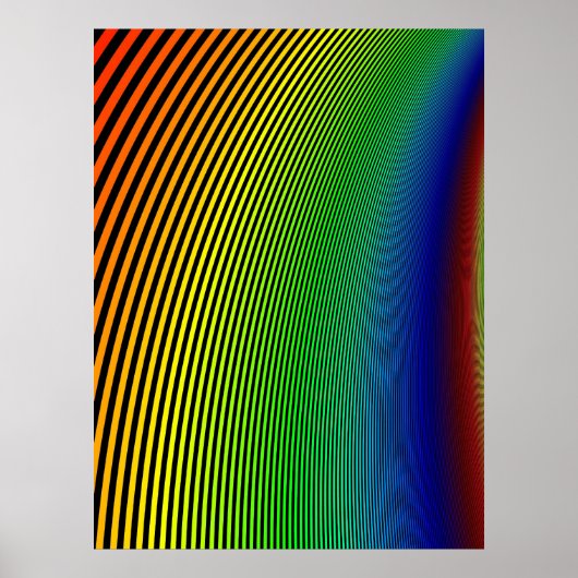 Mijn Groovy Rainbow Poster (Voorkant)