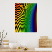 Mijn Groovy Rainbow Poster (Keuken)