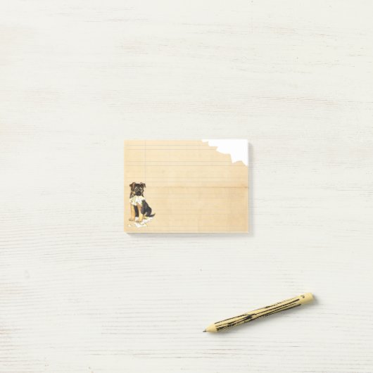 Mijn GSD Ate mijn thuiswerk Post-it® Notes (Op bureau)