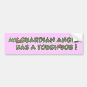 Mijn Guardian Angel Bumpersticker