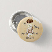 Mijn GWP Ate mijn thuiswerk Ronde Button 3,2 Cm (Voorkant /achterkant)