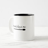 "Mijn hand koos me" Baton van de geleider - Mok (Voorkant links)