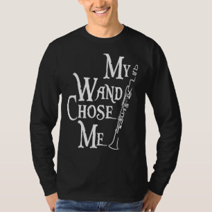 Mijn hand koos me Clarinet Musical Instrument T-shirt
