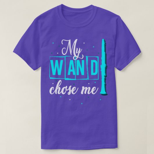 Mijn hand koos me Clarinet T-shirt (Design voorkant)