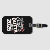 Mijn Happy Class is hier uit 2025 senior Afstudere Bagagelabel (Voorkant (horizontaal))