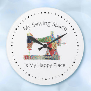Mijn Happy Seing Place Acrylwall Clock Grote Klok