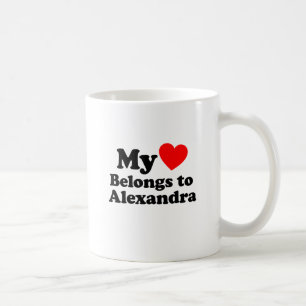 Mijn hart behoort tot Alexandra Koffiemok