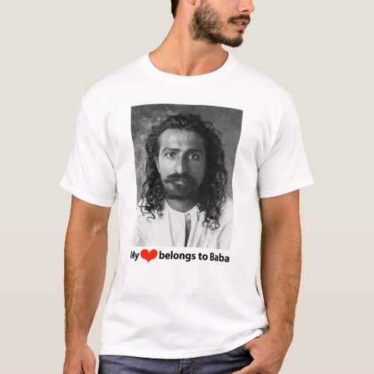 Mijn hart behoort tot Baba T-shirt (Voorkant)