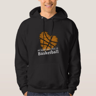 Mijn hart behoort tot BASKETBALL Hoodie