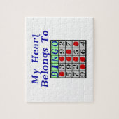 Mijn hart behoort tot Bingo Legpuzzel (Verticaal)