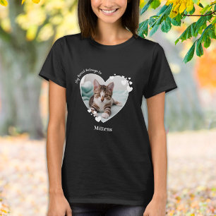 Mijn hart behoort tot de fotokatoentop van het ete t-shirt