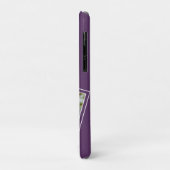 Mijn hart behoort tot de Paarse Dog Cat Pet foto Case-Mate iPhone Case (Achterkant/links)