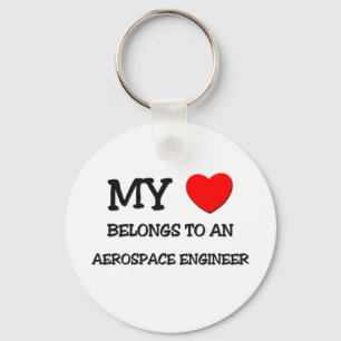 Mijn hart behoort tot een AEROSPACE-ENGINEER Sleutelhanger