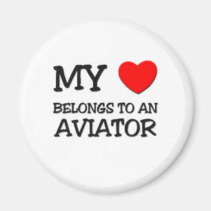 Mijn hart behoort tot een AVIATOR Magneet