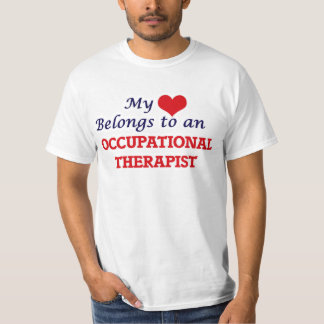 Mijn hart behoort tot een beroepsethiek t-shirt