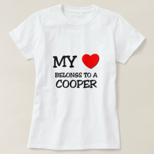 Mijn hart behoort tot een COOPER T-shirt